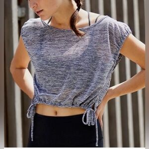 NWOT FP Movement Tied and Trough stripes open back top size small